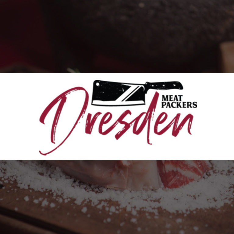 Logo de Dresden Meat Packers.