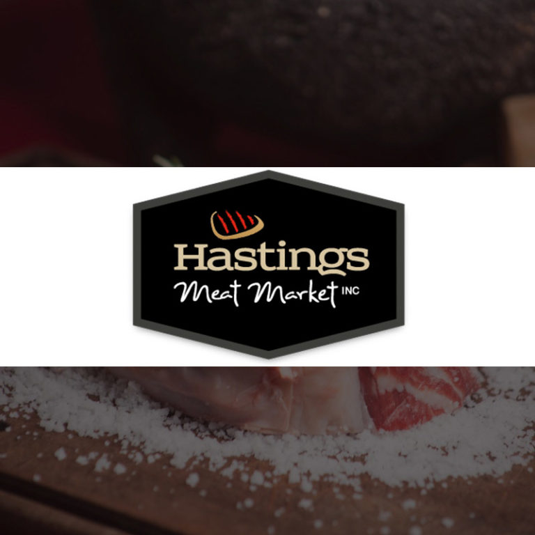 Hastings Meat Market logo.
